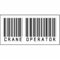 Barcode Crane Operator Photo Sculpture