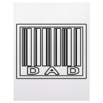 Barcode Dad letterhead by Proud_Dad_Shirts Barcode Dad letterhead