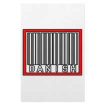 Barcode Danish stationery