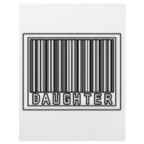 Barcode Daughter flyers by Daughter_Shirts Barcode Daughter flyers