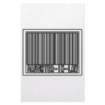 Barcode Daughter-In-Law stationery