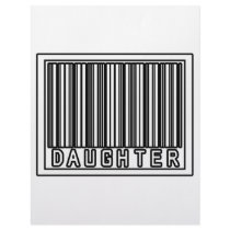 Barcode Daughter letterhead by Daughter_Shirts Barcode Daughter letterhead