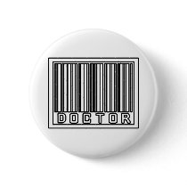 Barcode Doctor buttons by Doctor_Shirts Barcode Doctor buttons