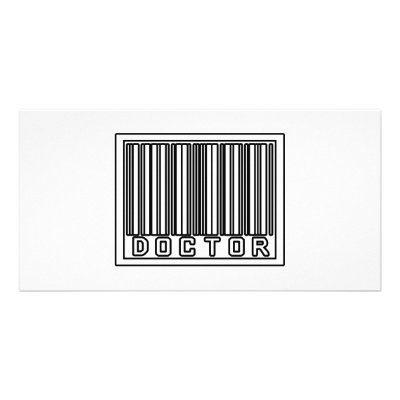 Barcode Doctor Picture Card by Doctor_Shirts