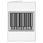 Barcode Douchebag Cards