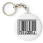 Barcode Douchebag Key Chains