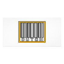 Barcode Dutch Personalized Photo Card