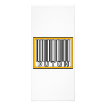 Barcode Dutch Custom Rack Card