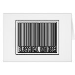Barcode Electrical Engineer Greeting Cards