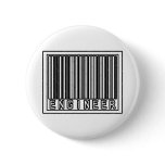 Barcode Engineer Pinback Buttons