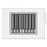 Barcode Engineer Greeting Card