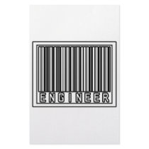 Barcode Engineer stationery by engineershirts Barcode Engineer stationery
