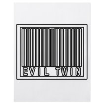 Barcode Evil Twin flyers by Shirts_For_Twins Barcode Evil Twin flyers