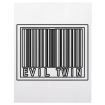 Barcode Evil Twin letterhead by Shirts_For_Twins Barcode Evil Twin letterhead