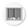Barcode Evil Twin Refrigerator Magnets