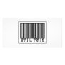 Barcode Evil Twin Customized Photo Card