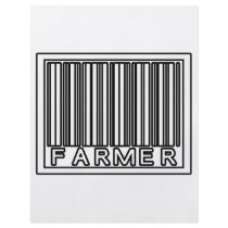 Barcode Farmer flyers by Farmer_Shirts Barcode Farmer flyers