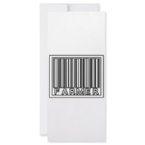 Barcode Farmer rack cards by Farmer_Shirts Barcode Farmer rack cards