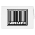 Barcode Filipino Greeting Card
