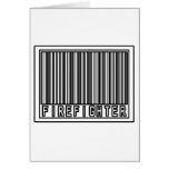 Barcode Firefighter Card
