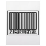 Barcode Firefighter Letterhead Design