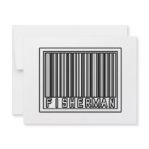 Barcode Fisherman invitations
