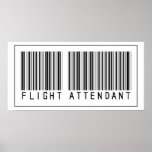 Barcode Flight Attendant posters