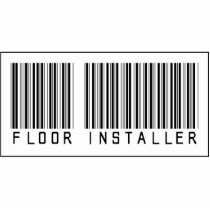 Barcode Floor Installer photo sculptures