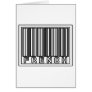 Barcode French Greeting Cards