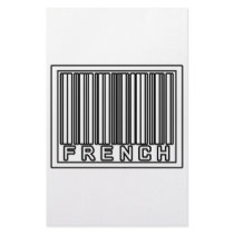 Barcode French stationery by French_Pride Barcode French stationery