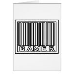 Barcode Gamer Greeting Card