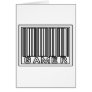 Barcode Gamer Greeting Card
