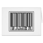 Barcode Gamer Greeting Cards