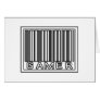 Barcode Gamer Greeting Cards
