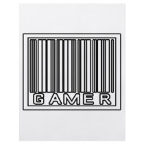 Barcode Gamer flyers by Gamer_Shirts_Gifts Barcode Gamer flyers
