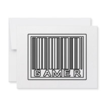 Barcode Gamer invitations by Gamer_Shirts_Gifts Barcode Gamer invitations