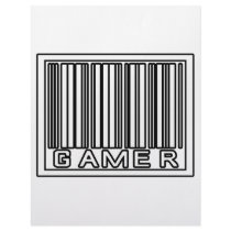 Barcode Gamer letterhead by Gamer_Shirts_Gifts Barcode Gamer letterhead