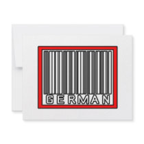 Barcode German invitations