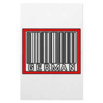 Barcode German stationery by German_Pride_Shirts Barcode German stationery