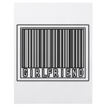 Barcode Girlfriend flyers by Girlfriend_Shirts Barcode Girlfriend flyers