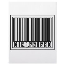 Barcode Girlfriend letterhead by Girlfriend_Shirts Barcode Girlfriend letterhead