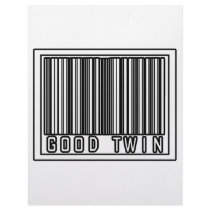 Barcode Good Twin letterhead by Shirts_For_Twins Barcode Good Twin letterhead