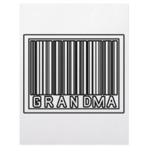 Barcode Grandma letterhead by Proud_Grandma_Shirts Barcode Grandma letterhead