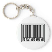 Barcode Grandson keychains