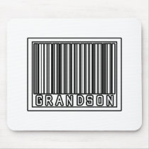 Barcode Grandson mousepads