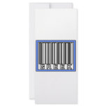 Barcode Greek Rack Card Template
