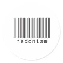 Barcode - Hedonism Round Stickers
