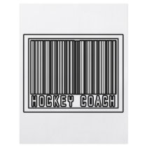 Barcode Hockey Coach flyers by hockeycoachshirts Barcode Hockey Coach flyers
