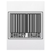 Barcode Hockey Coach letterhead by hockeycoachshirts Barcode Hockey Coach letterhead