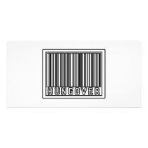Barcode Hungover photo cards by Funny_MoFo_Shirts Barcode Hungover photo cards
